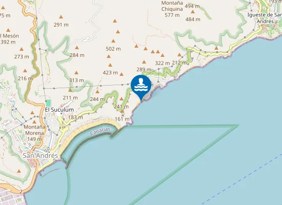 Map of PLAYA GAVIOTAS (LAS) PM1