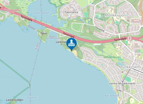 Map of MUNKKINIEMI
