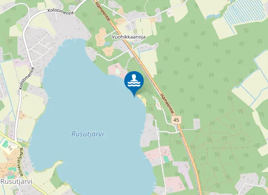 Map of RUSUTJARVI