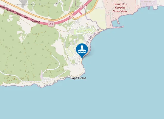 Map of Akti Kyberniti