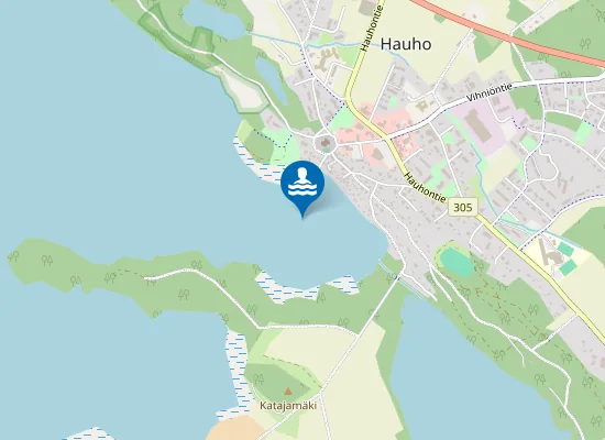 Map of Hauhonselka Pappilanaro