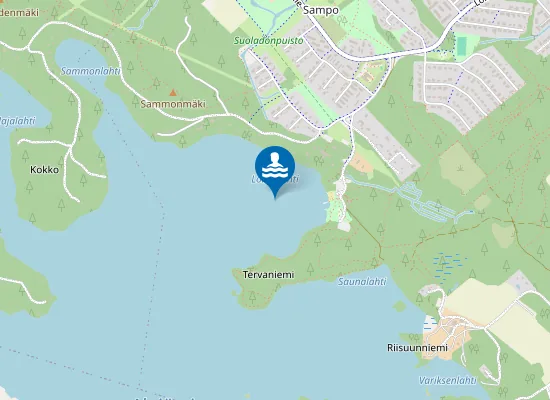 Map of Alajarvi Tervaniemi