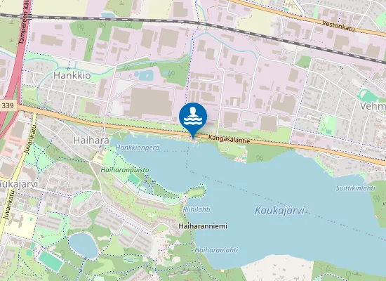 Map of Kaukajarvi Uimala