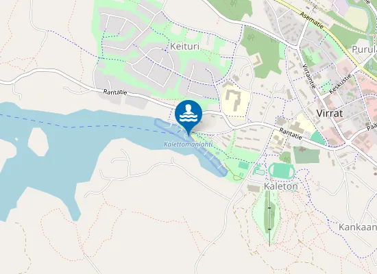 Map of Kalettomanlahti