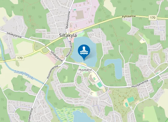 Map of Huutjarvi Yleinen