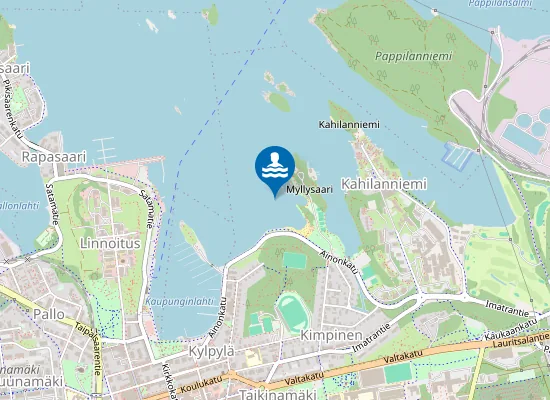 Map of MYLLYSAARI