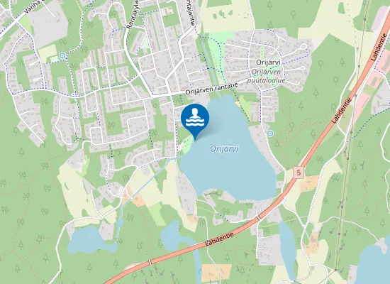 Map of ORIJARVI