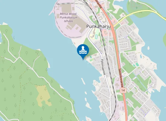 Map of PUNKAHARJUN KESKUSTAN UIMALA