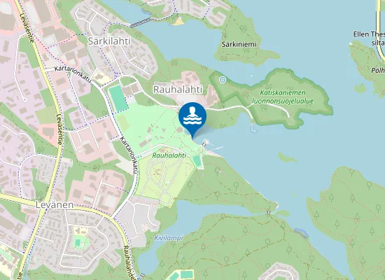 Map of MATKAILUKESKUS RAUHALAHTI