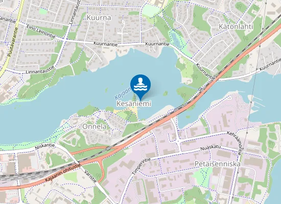 Map of KESANIEMI