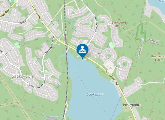 Map of SAAKSJARVI