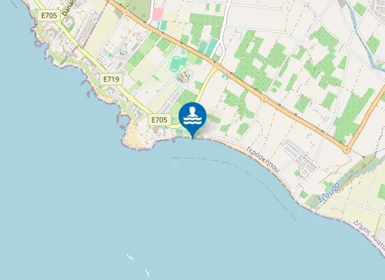 Map of Geroskipou Municipal Beach