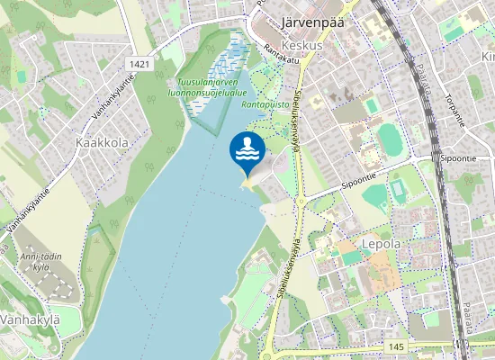 Map of TERVANOKKA TUUSULANJARVI