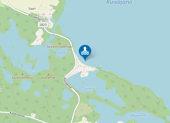 Map of SAAREN KANSANPUISTO KUIVAJARVI