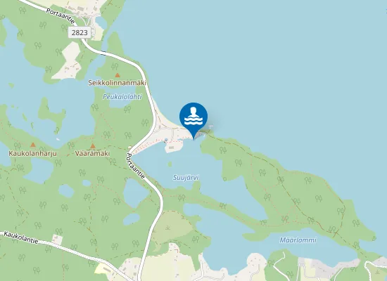 Map of SAAREN KANSANPUISTO SUUJARVI