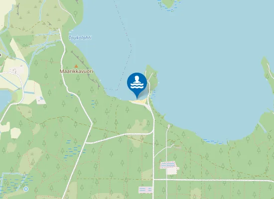 Map of VENNAN UIMARANTA HAUKKAJARVI