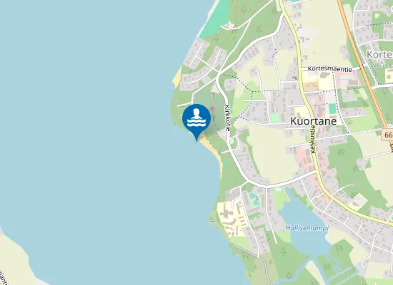 Map of KUORTANEEN KIRKKORANTA