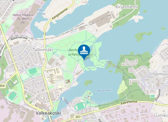 Map of KIRJASLAMMEN UIMALA