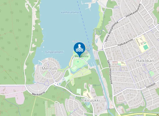 Map of MERIPUISTON UIMARANTA