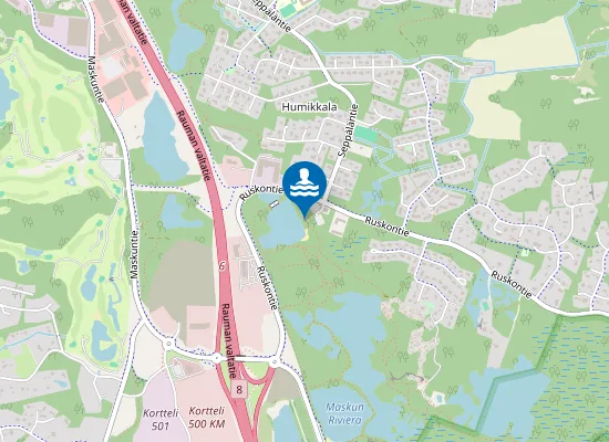 Map of ISONKIVEN UIMARANTA