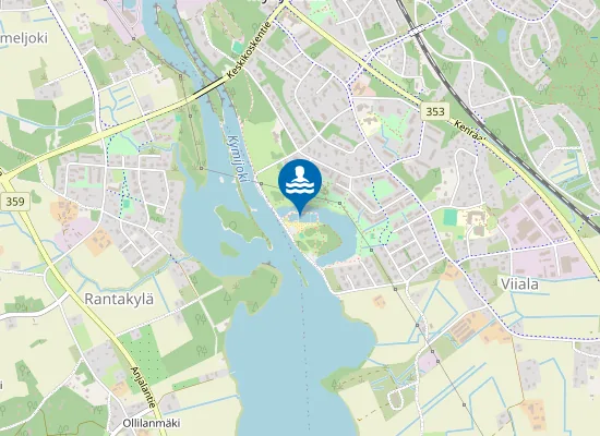 Map of KOIVUSAAREN UIMARANTA