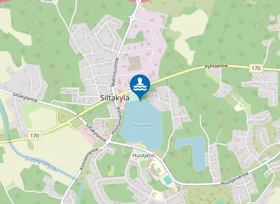 Map of Huutjarven Pohjoinen Uimaranta