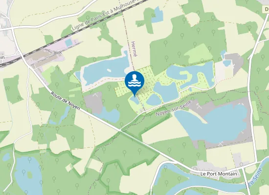 Map of GOUAIX - LES PRES DE LA FONTAINE