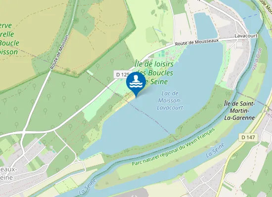 Map of BASE DE LOISIRS DE MOISSON