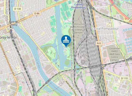 Map of BASSIN PLAINE SUD DU PARC DE CHOISY