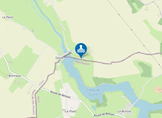 Map of ETANG DE GOULE
