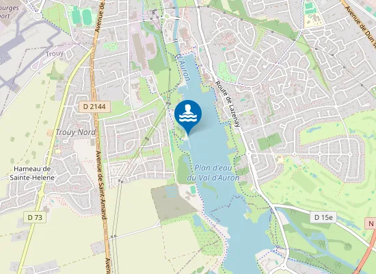 Map of LAC D'AURON