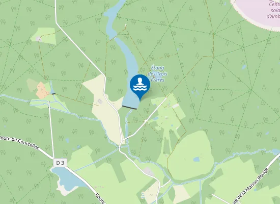 Map of ETANG DES 3 FRERES
