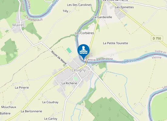 Map of LE BOUT DU PONT