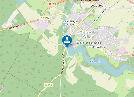 Map of LE VAL JOYEUX