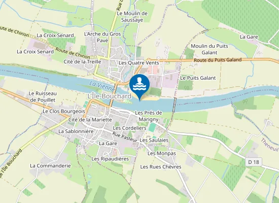 Map of BAIGNADE CAMPING