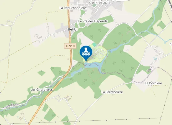 Map of PARC DE FIERBOIS (RESERVE CAMPING)