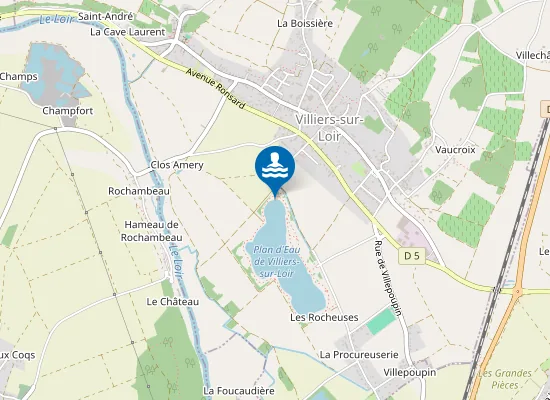 Map of ETANG INTERCOMMUNAL _ ZONE BAIN