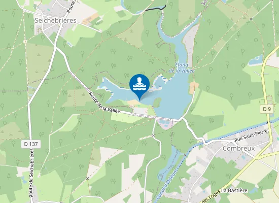 Map of ETANG DE LA VALLEE