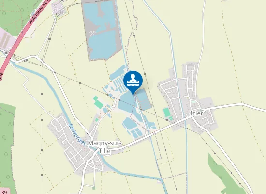 Map of LAC DE LA TILLE