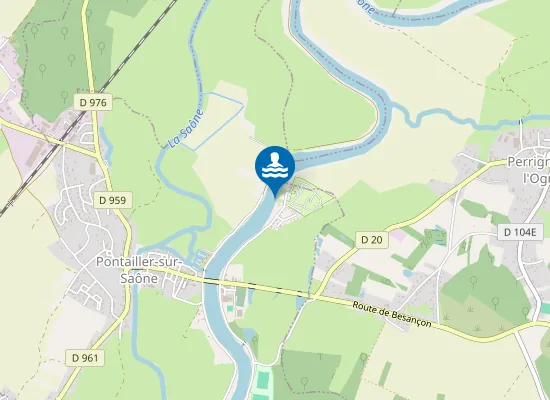 Map of SAONE (CAMPING DE PONTAILLER)