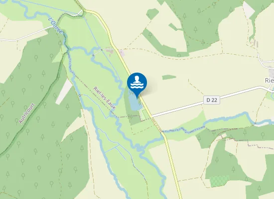 Map of LAC DE RIEL LES EAUX