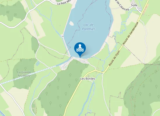 Map of RESERVOIR DE PANTHIER