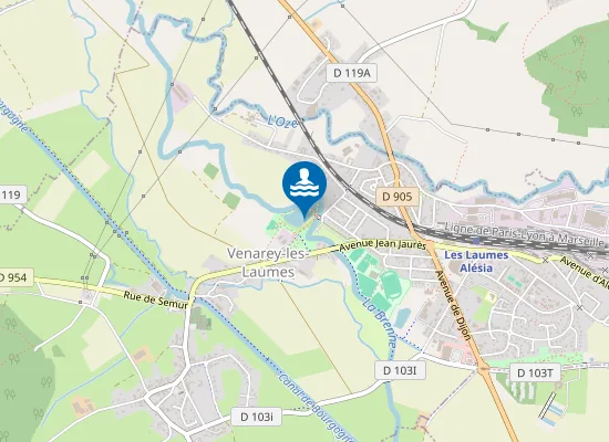 Map of PLAN D'EAU DU NID A LA CAILLE