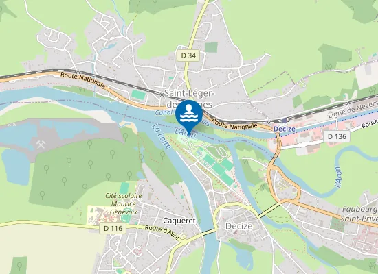 Map of STADE NAUTIQUE