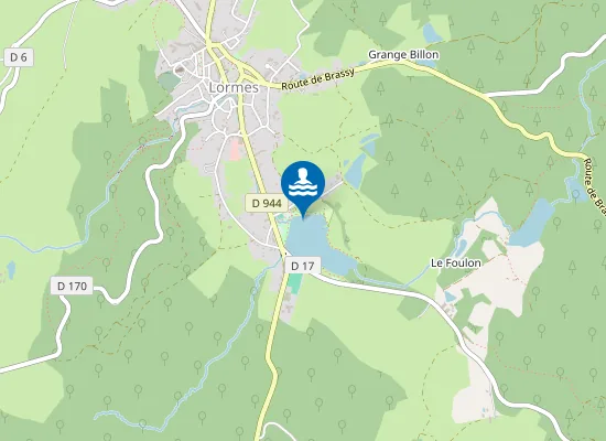 Map of ETANG DU GOULOT