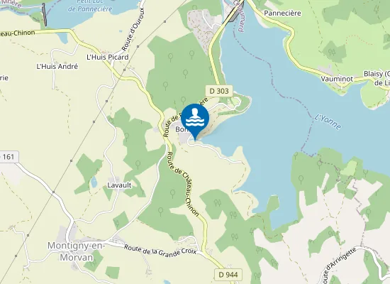 Map of Aire D'accueil De Bonin