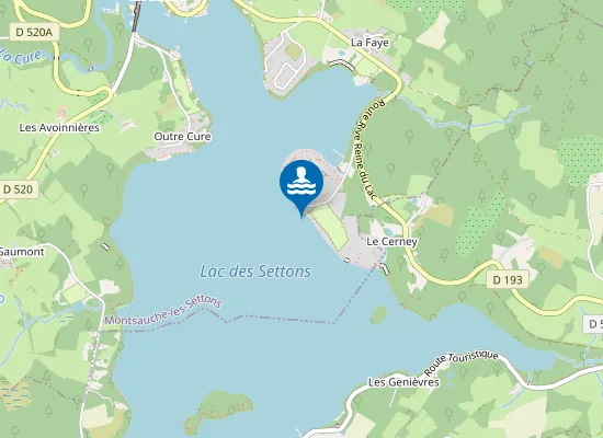 Map of BASE DE LOISIRS ACTIVITAL