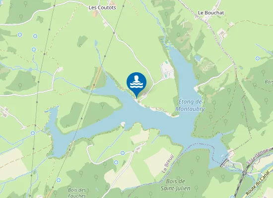 Map of MONTAUBRY LES PATINS