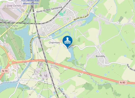 Map of ETANG DE BONDILLY