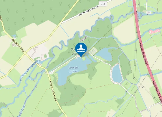 Map of LAC DE LA FERTE